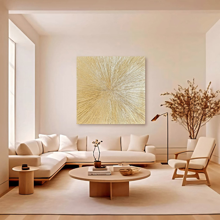 تابلو مدرن تکسچر شکست نور