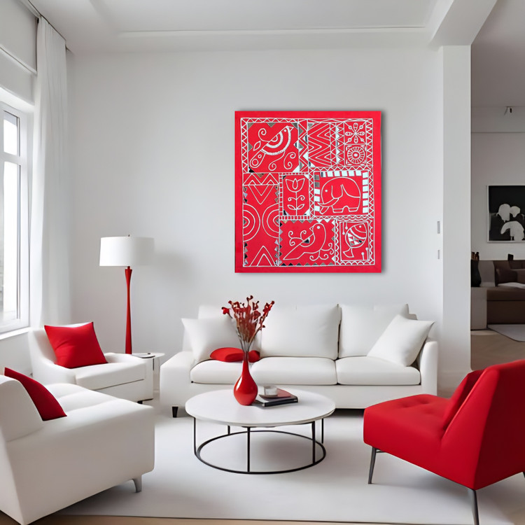 تابلو برجسته آیینه کاری مدل لیپان